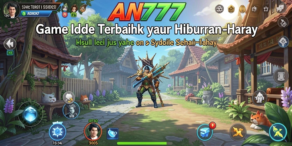 Tampilan gameplay <strong>AN777</strong> yang menampilkan manajemen sumber daya yang menarik.