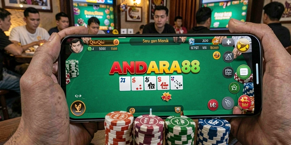 Tampilan gameplay QiuQiu yang seru di ANDARA88.