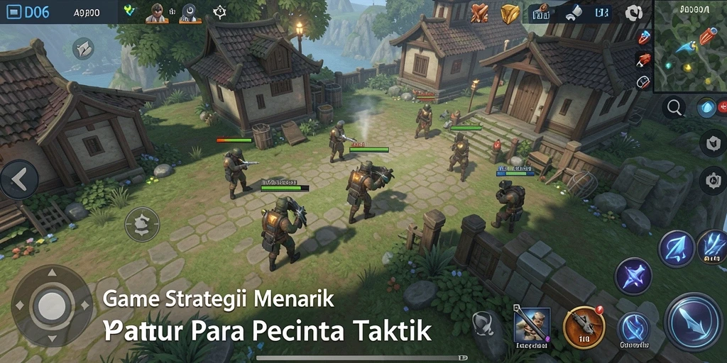 Tampilan gameplay D06 yang memukau dengan elemen strategi yang mendalam.
