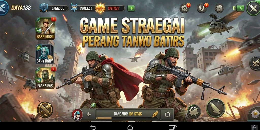Screenshot gameplay intens dari DAYA138 menunjukkan pertarungan strategis.