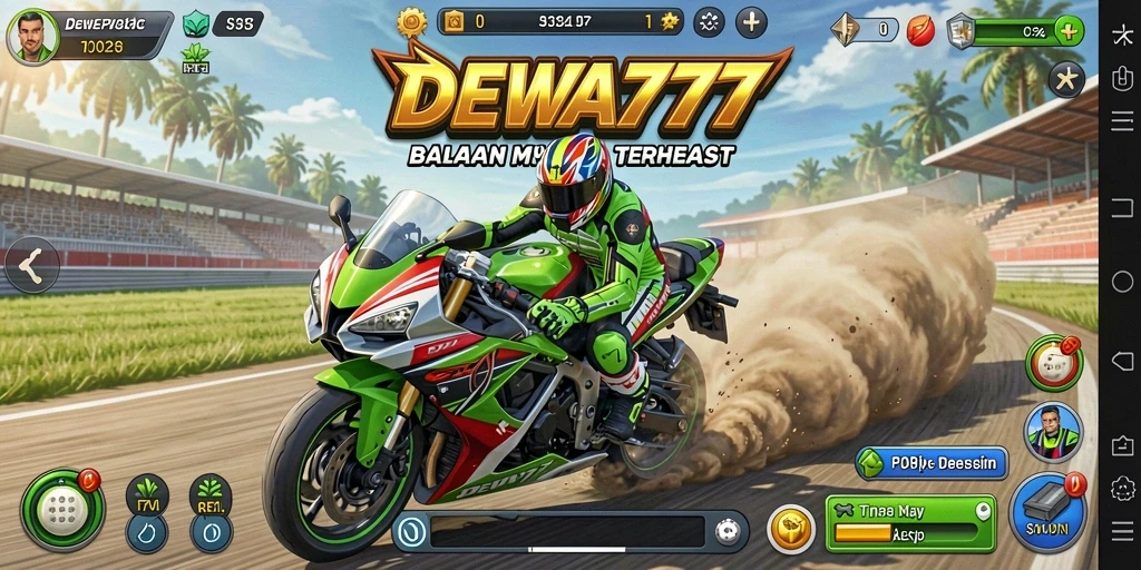 Gameplay balapan motor yang mendebarkan dan grafis memukau.