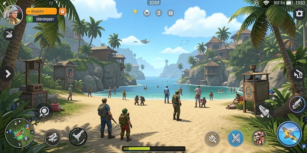 Screenshot menunjukkan gameplay seru dan menarik dari GAMERP.