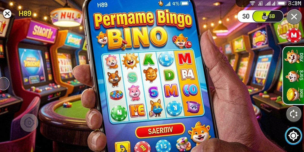 Tampilan gameplay H89 yang seru dan mendebarkan saat bermain Bingo.