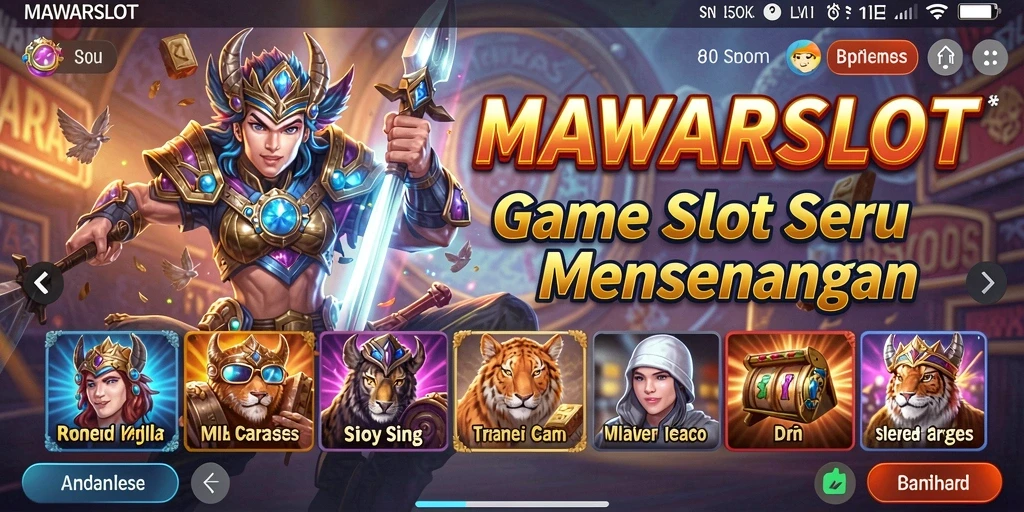 Gameplay seru dengan efek visual yang menawan di MAWARSLOT.