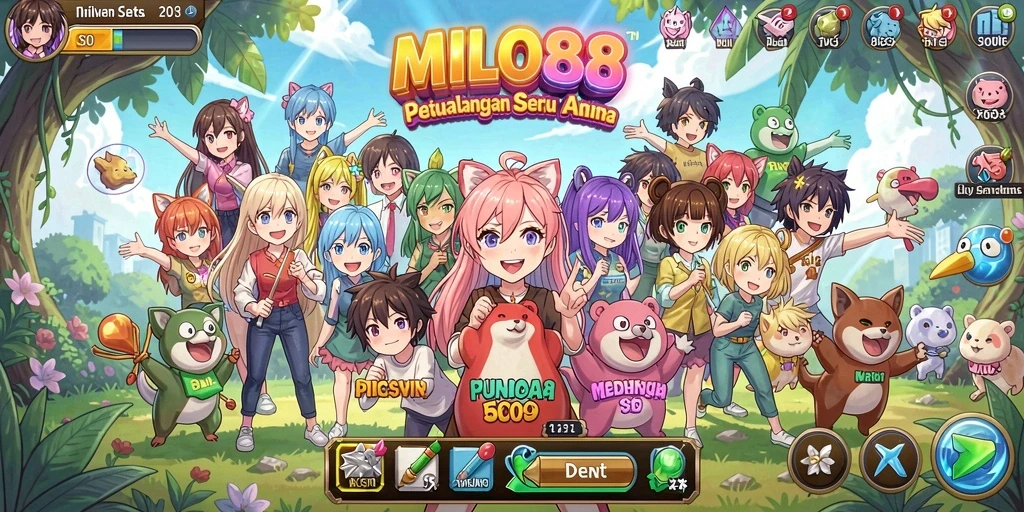 Gameplay seru dengan grafik menakjubkan dan karakter Anime.