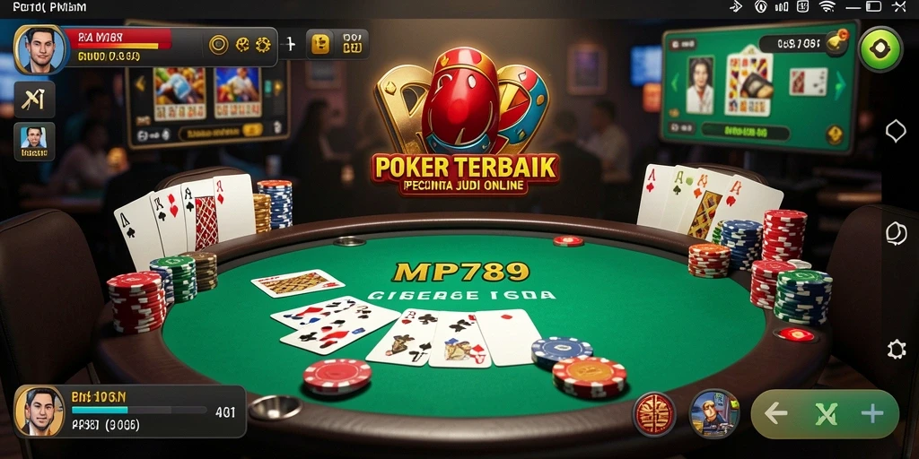 Screenshot gameplay Poker di MVP789 menunjukkan aksi menarik.