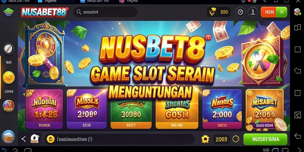Screenshot gameplay NUSABET88 yang menampilkan keseruan game Slot.