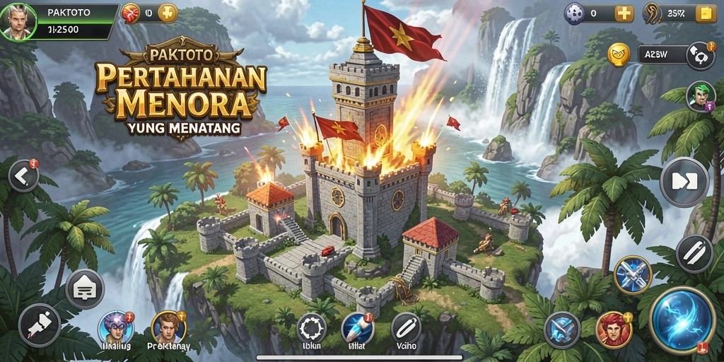 Gameplay Tower Defense yang mendebarkan di PAKTOTO.