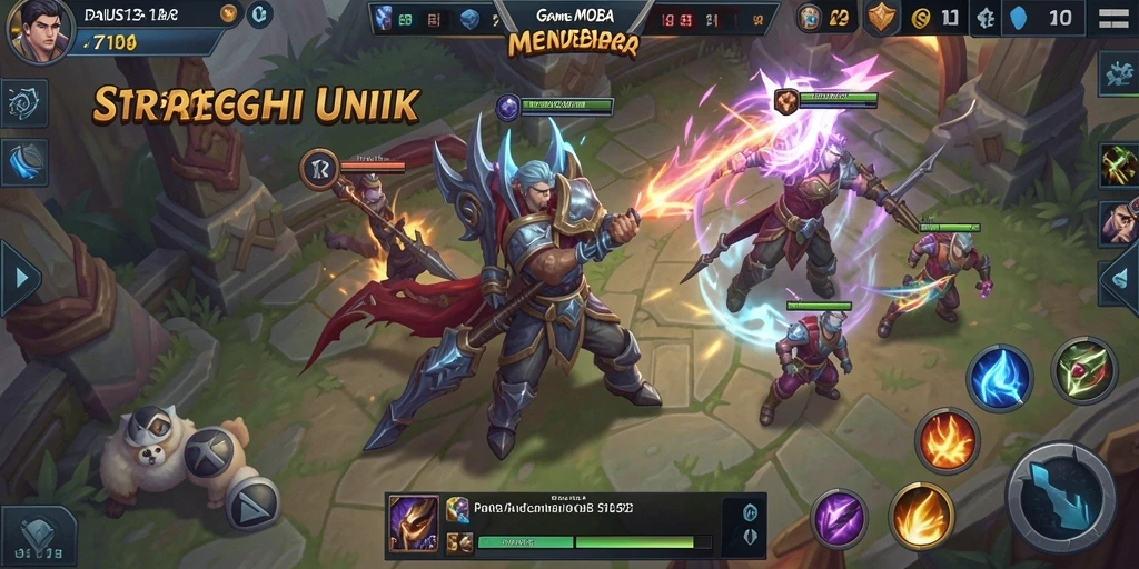 Tangkapan layar gameplay PAUS123 yang menunjukkan pertempuran seru.