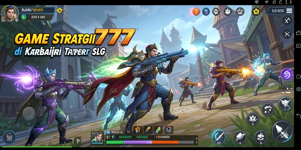 Tampilan gameplay menegangkan dengan strategi yang mendalam.