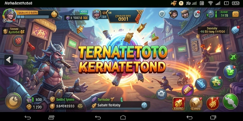 Tampilan antarmuka TERNATETOTO yang sederhana dan intuitif.
