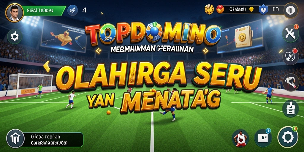 Tampilan gameplay seru dalam TOPDOMINO yang memacu adrenalin.