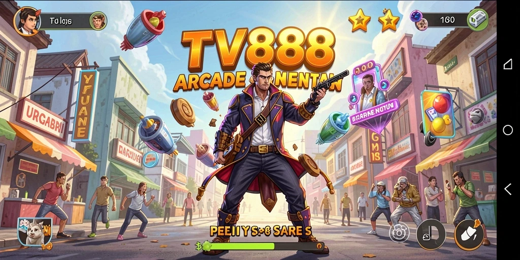 Gameplay seru dan menantang di TV888 dengan grafis menarik.