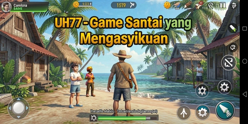 Screenshot UH77 yang menunjukkan momen seru dalam gameplay Casual.