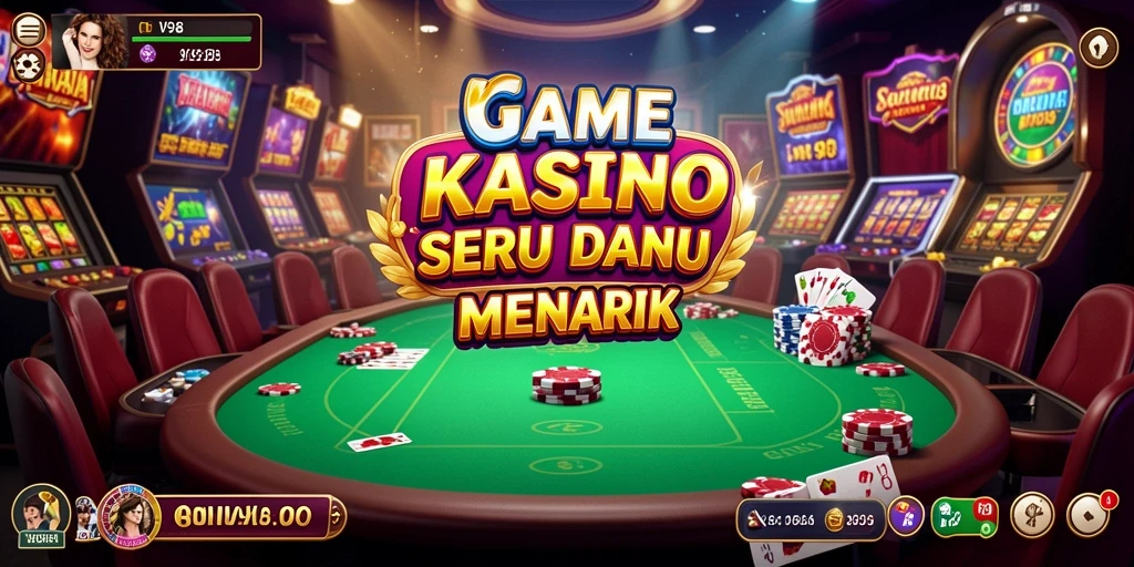 Tampilan gameplay Kasino yang menarik di V98.